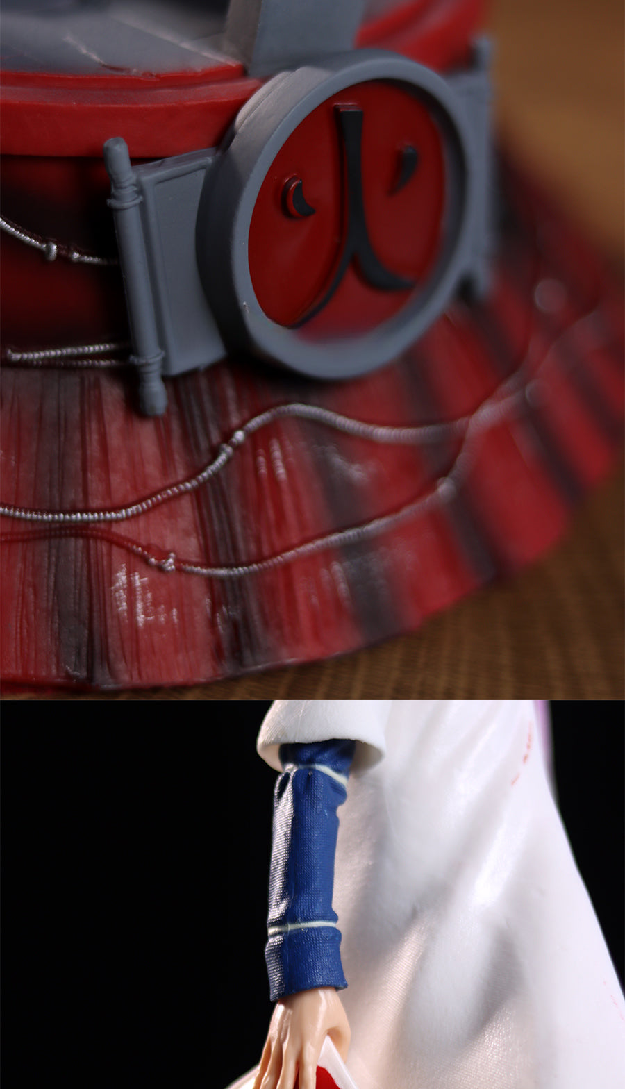 Figura de acción de Minato Namikaze - Edición de colección de 37 cm | Pose detallada con capa de hokage y base dinámica