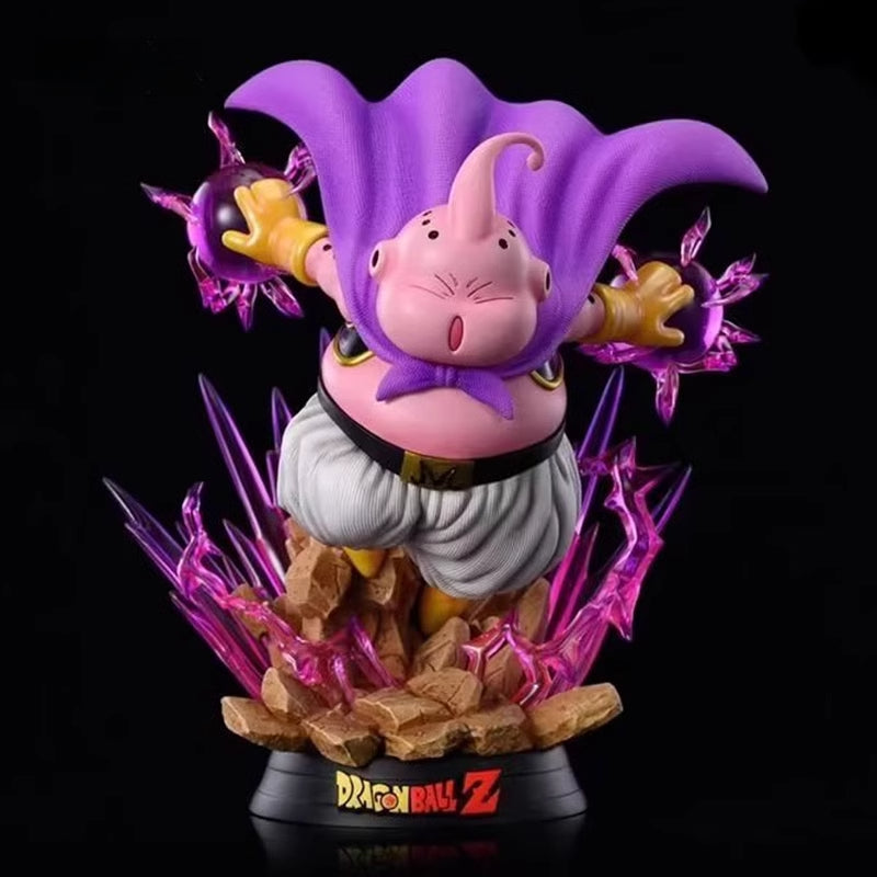Dragon Ball Z Majin Buu Figura - 20 cm, 0.7 kg - pose impresionante con esfera de energía