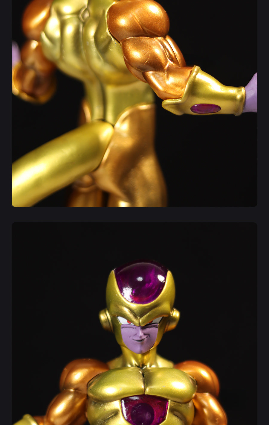 Golden Frieza 수집 가능한 그림 - Dragon Ball Z, 39cm, 높은 세부 사항, 1.16kg