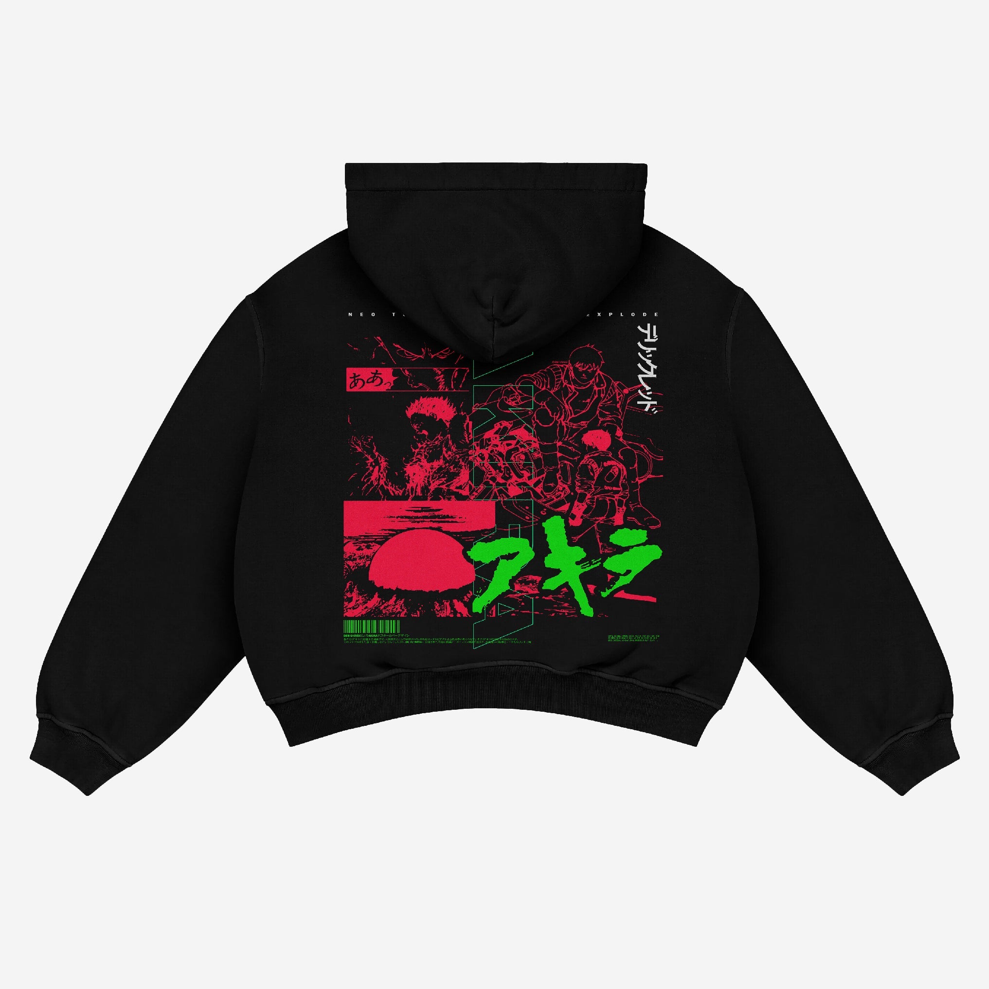 Akira Graphic Hoodie - 100% Cotton, Street - Style Anime Apparel - Seakoff
