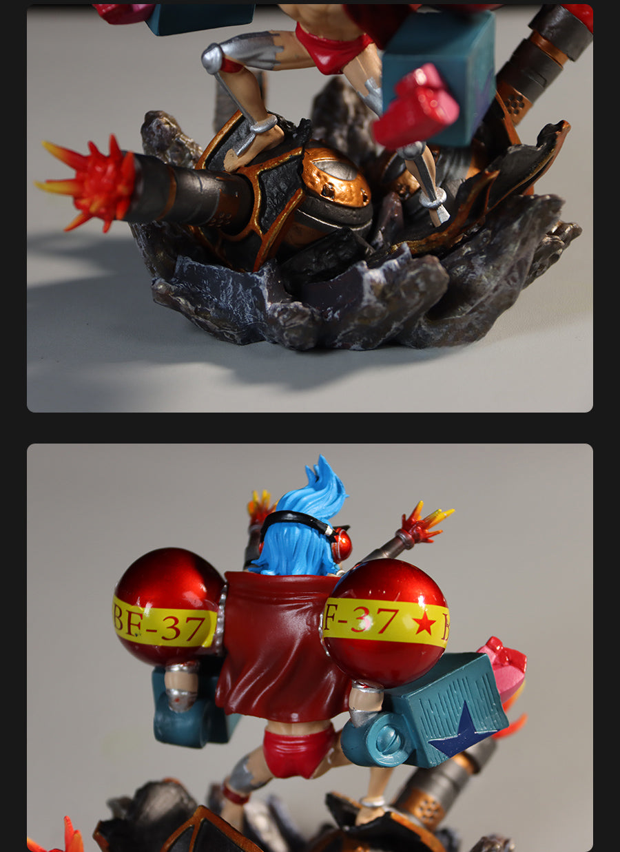 Franky Action Fatuine-12,5 cm com bombas BF-37 e lançadores de foguetes, edição limitada-colecionável de uma peça