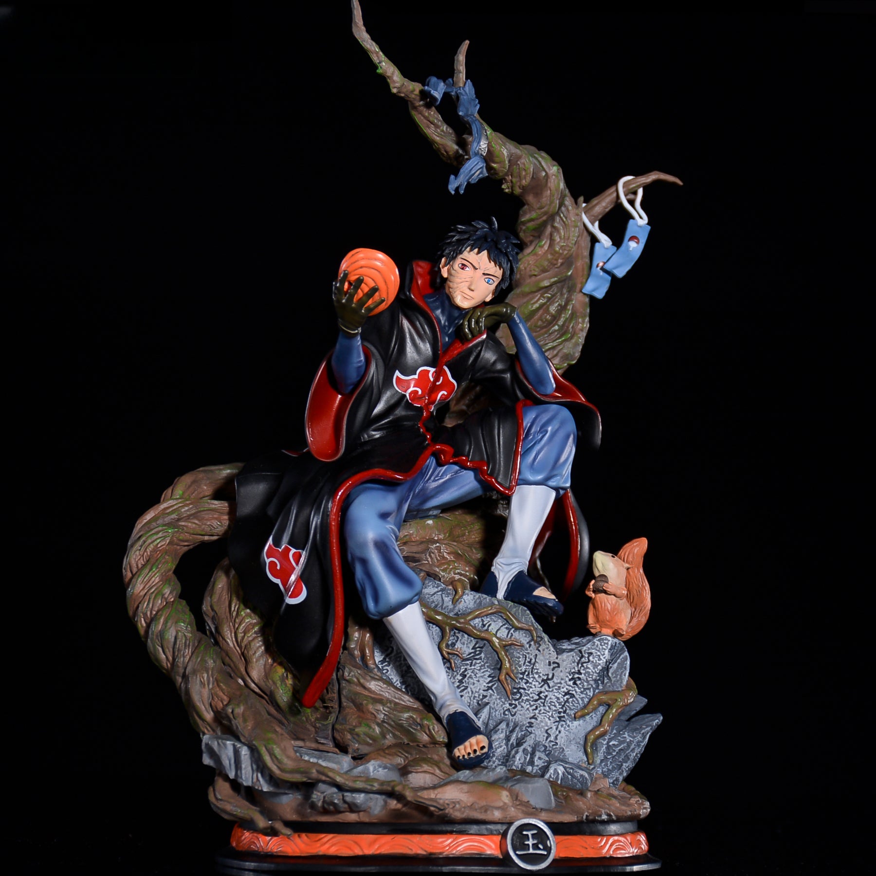 Tobi (Uchiha Obito) 액션 피겨 - 30cm | 아카츠키 | 탈착식 마스크 | 나루토 수집 가능