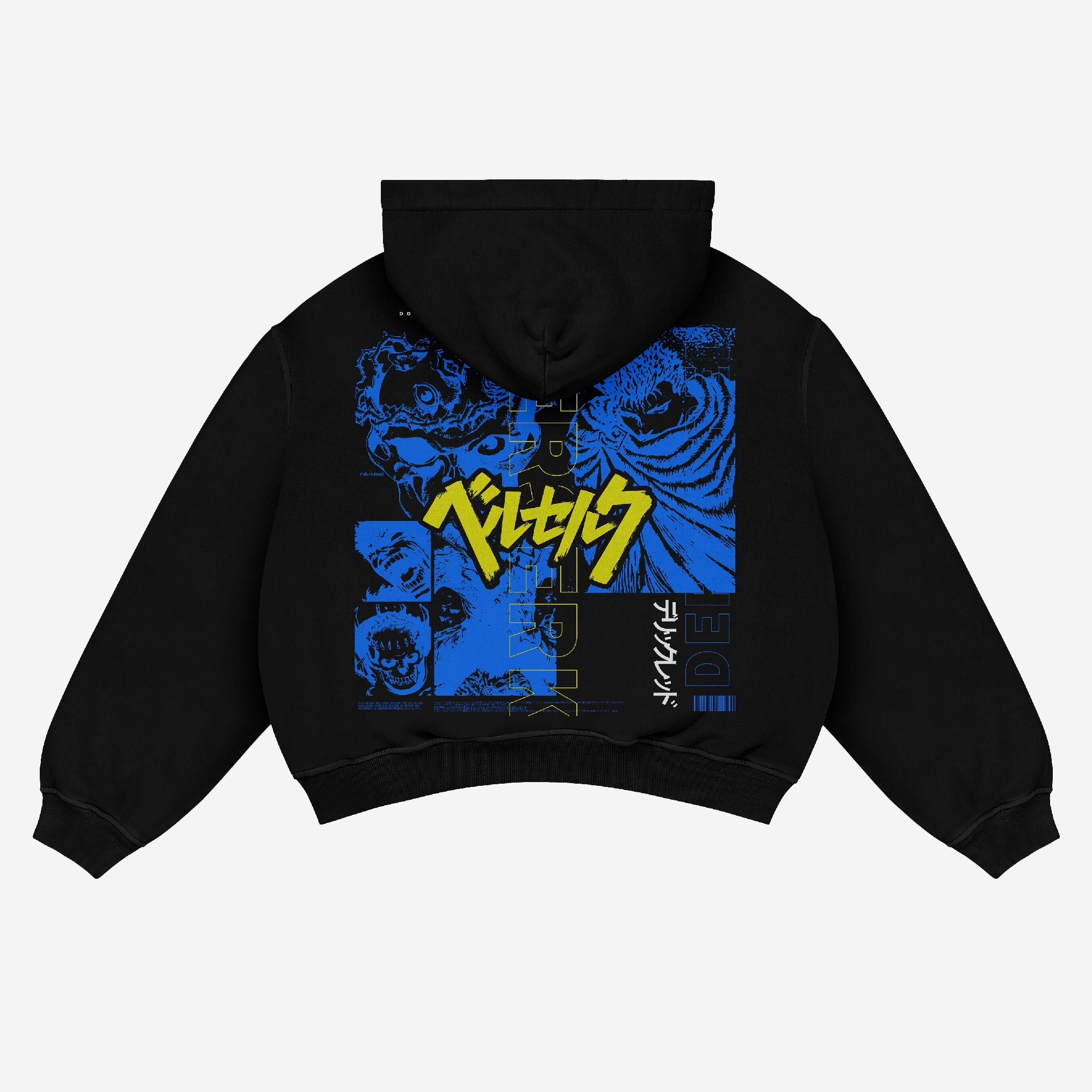 Berserk Graphic Hoodie - 100% Cotton, Street - Style Anime Apparel - Seakoff
