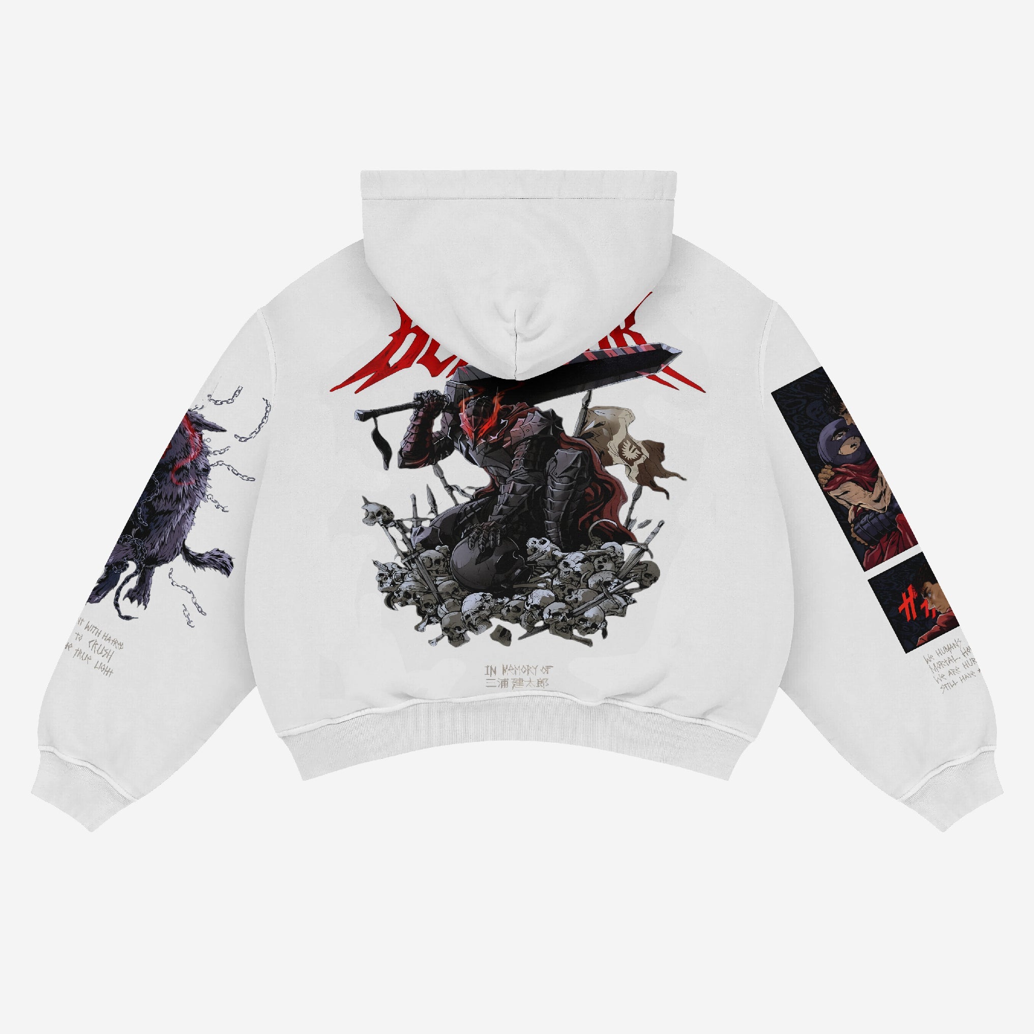 Berserk Guts Anime Hoodie - High - Quality Anime Apparel - Seakoff