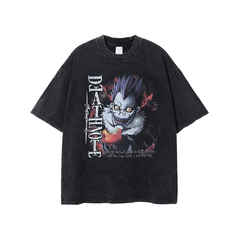 Offers Vintage Death Note Anime T-Shirt Faded Naturally Distressed