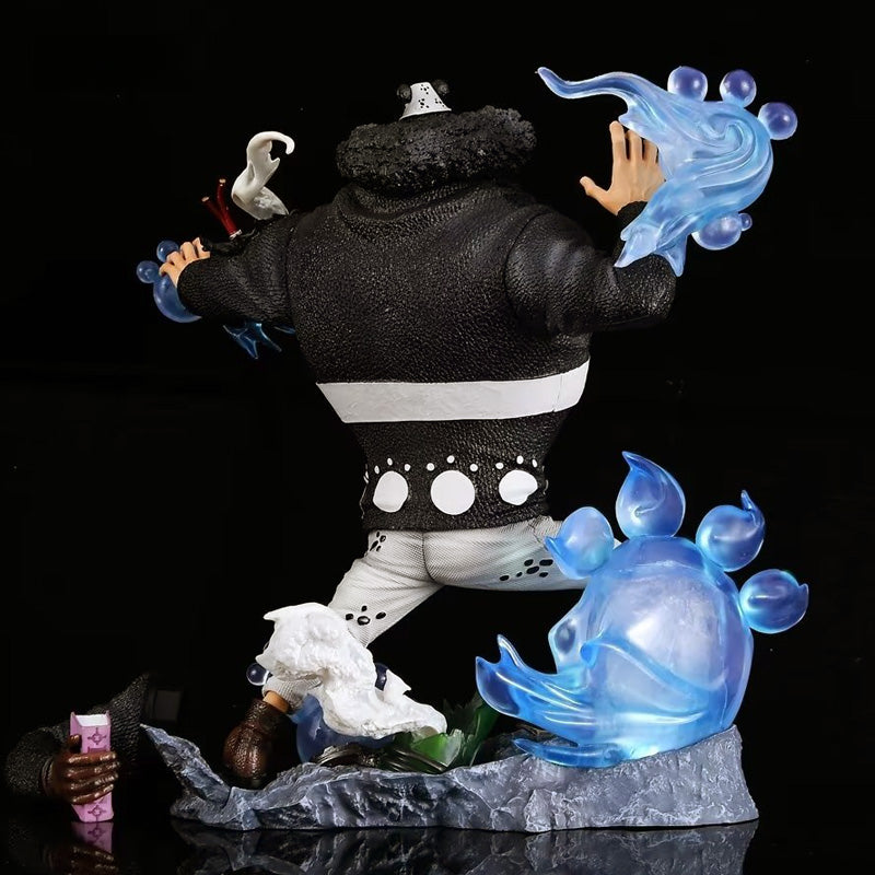 Trafalgar Law Action Figurine – 32cm with Glowing Base & Bubbles, Limited Edition – One Piece Collectible