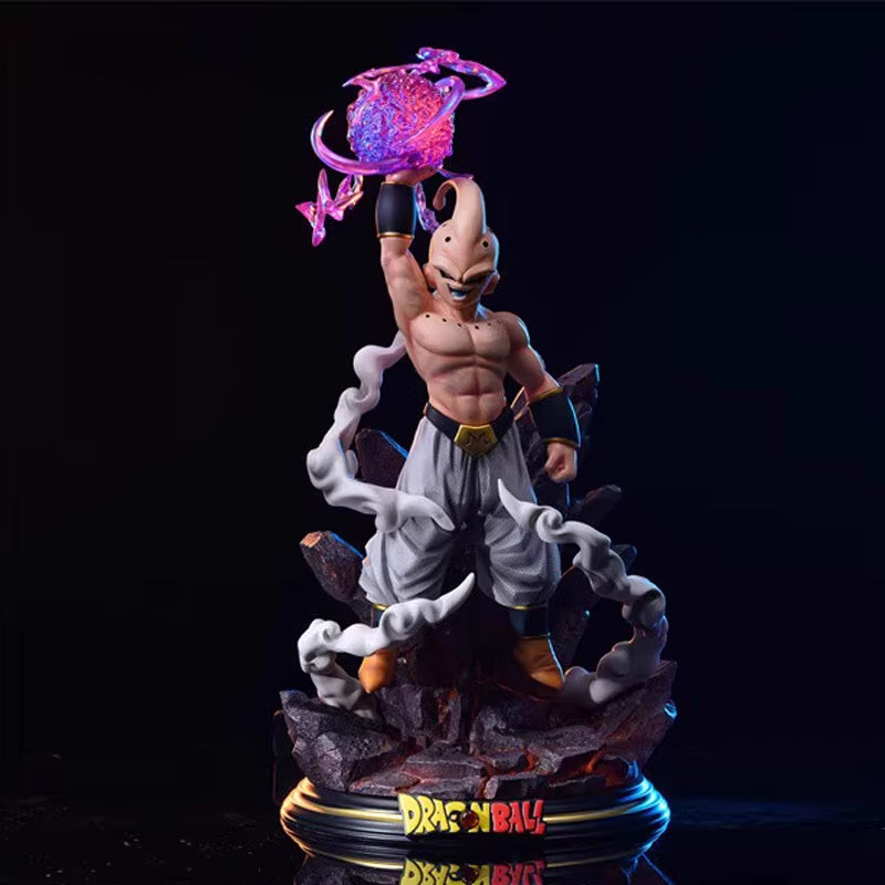 Majin Buu Dragon Ball Z Figura - 25 cm, Pose de acción dinámica, 0.75 kg coleccionable