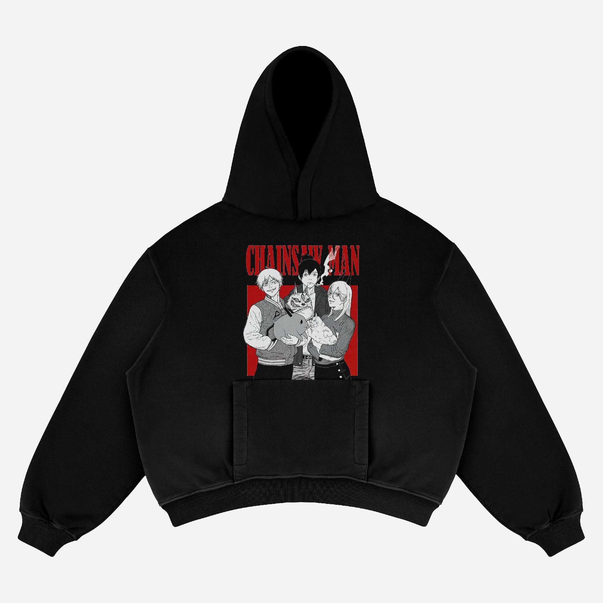 Chainsaw Man Hoodie - 100% Cotton, Graphic Street - Style Anime Apparel - Seakoff