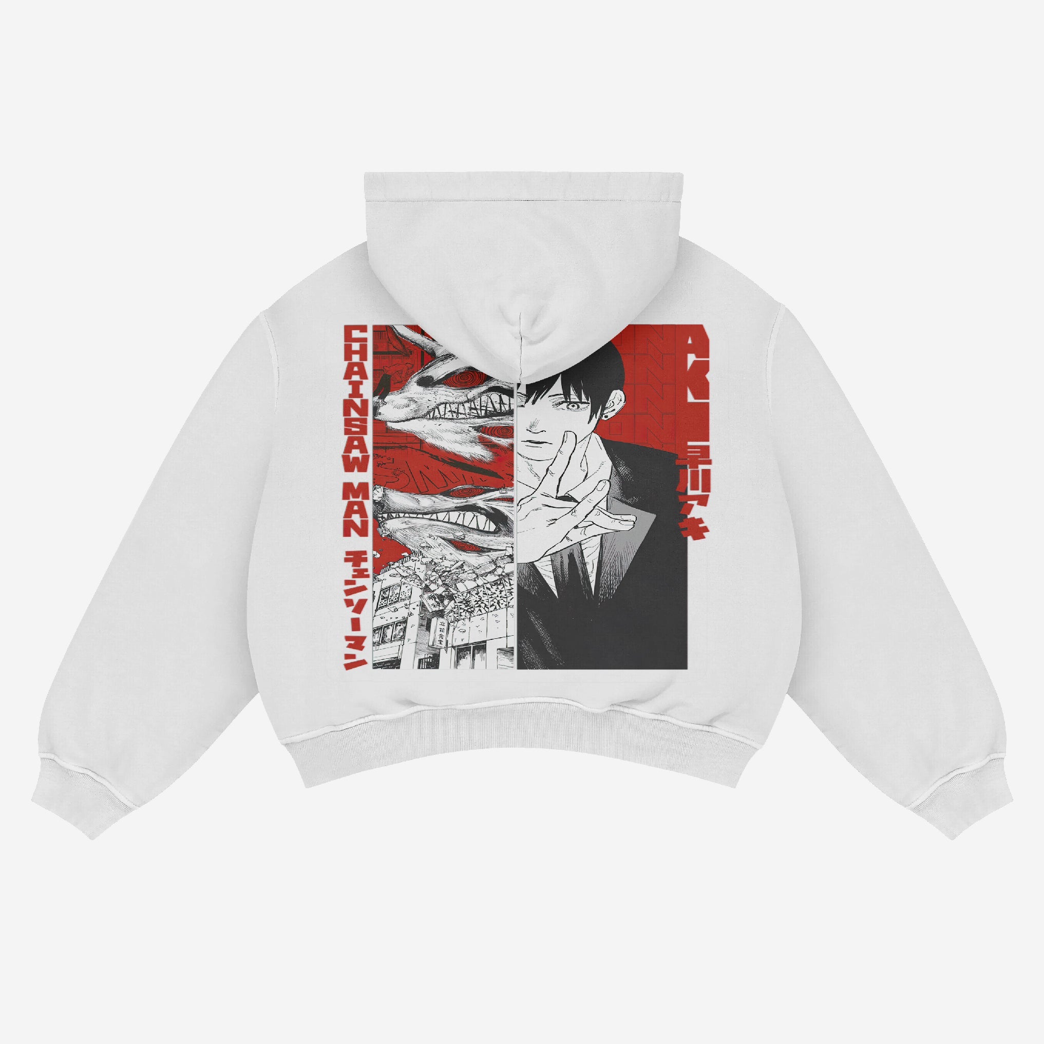 Chainsaw Man Hoodie - 100% Cotton, Graphic Street - Style Anime Apparel - Seakoff