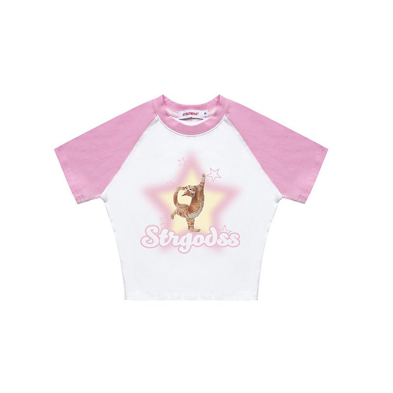 Cropped Graphic Tee - Seakoff