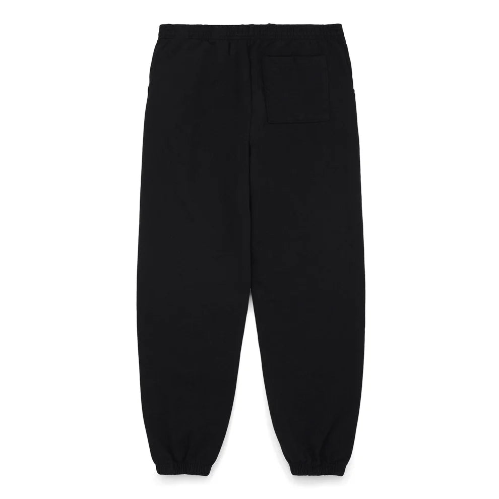 Sp5der Sweatpants – Unisex Black Cotton Sweatpants with Front Logo and Star Print