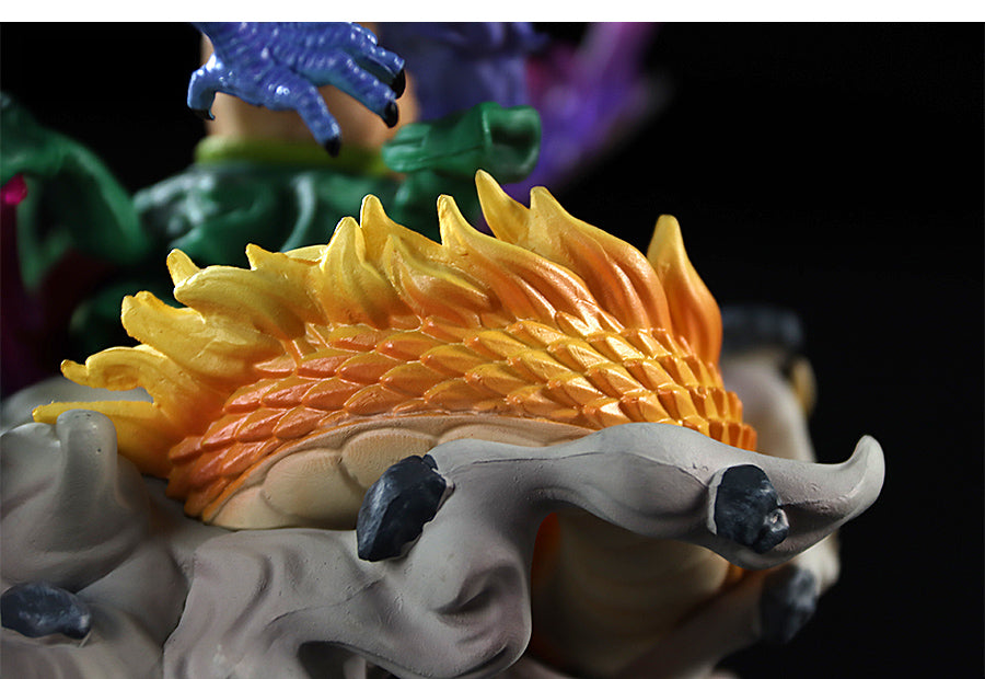 Figura de acción de Zoro - 18 cm con tres cabezas de dragón y espadas dinámicas, edición limitada - One Piece coleccionable
