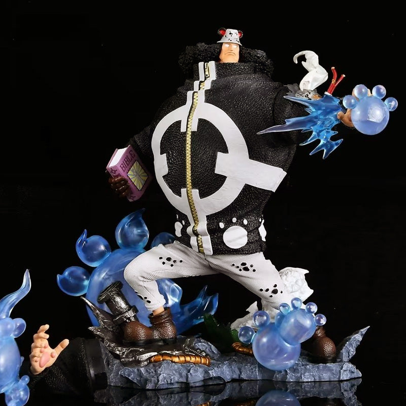 Trafalgar Law Action Figurine – 32cm with Glowing Base & Bubbles, Limited Edition – One Piece Collectible