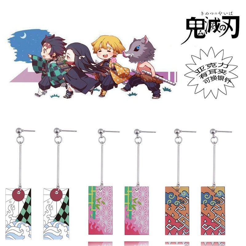 Demon Slayer Earrings - Seakoff