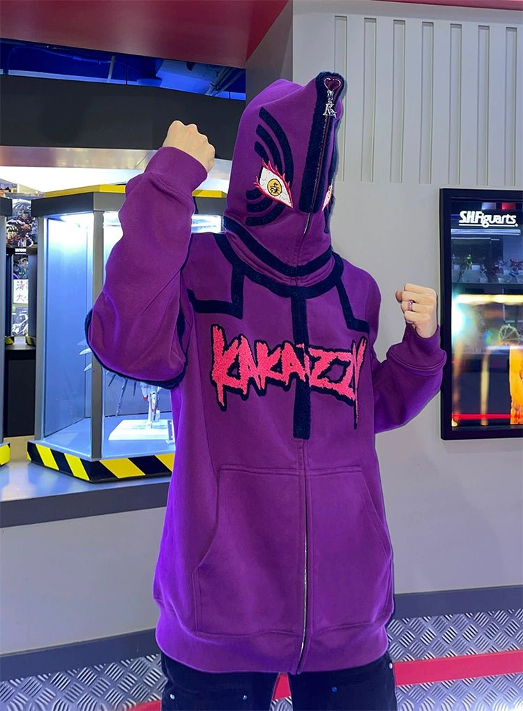 Demon Slayer Full Zip Hoodie - Seakoff