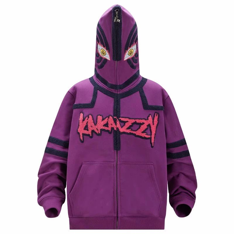 Demon Slayer Full Zip Hoodie - Seakoff