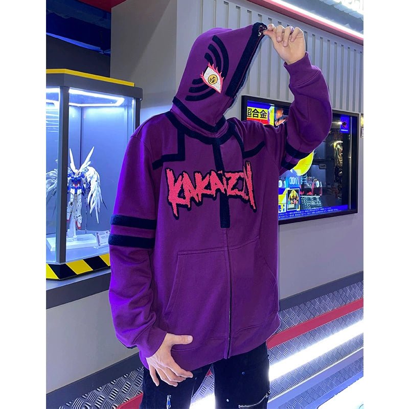 Demon Slayer Full Zip Hoodie - Seakoff