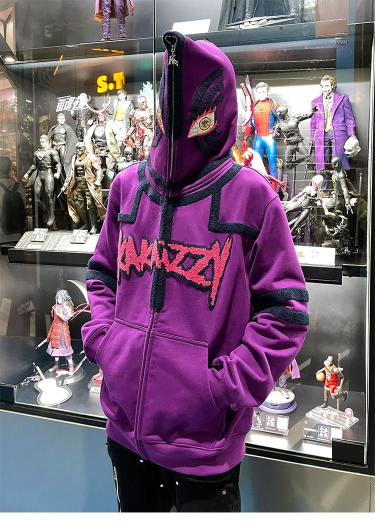 Demon Slayer Full Zip Hoodie - Seakoff