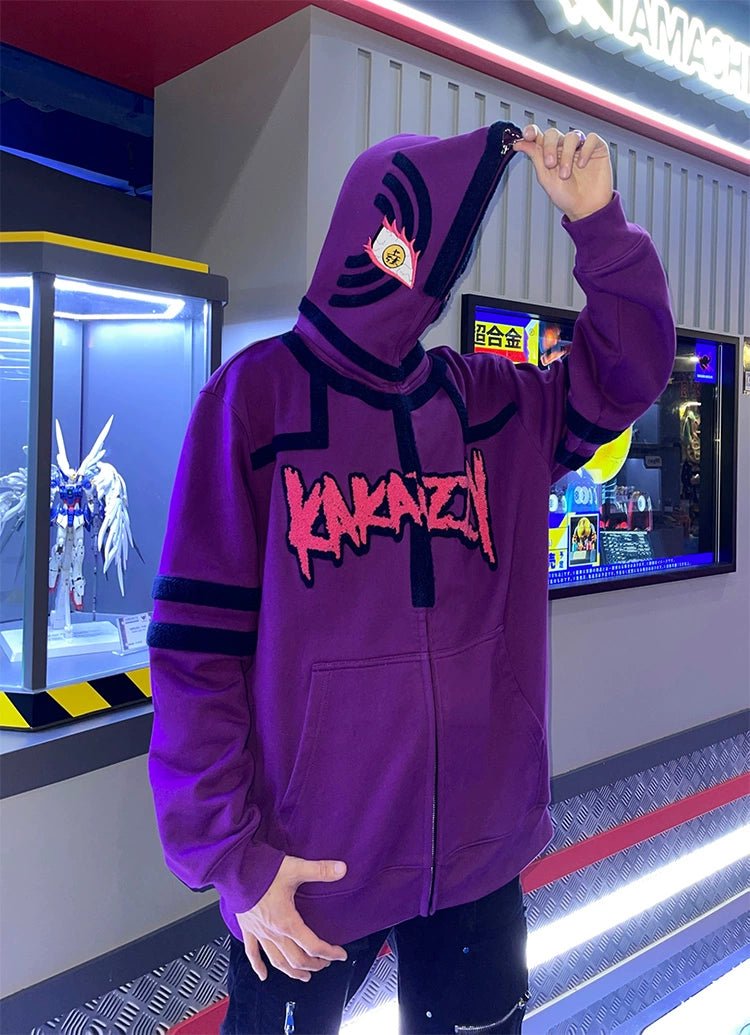 Demon Slayer Full Zip Hoodie - Seakoff