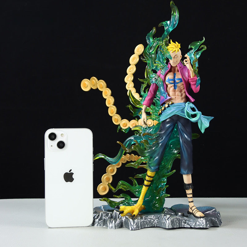 Figura Franky Action - 34 cm con efectos en llamas y detalles mecánicos, edición limitada - One Piece Coleccionable