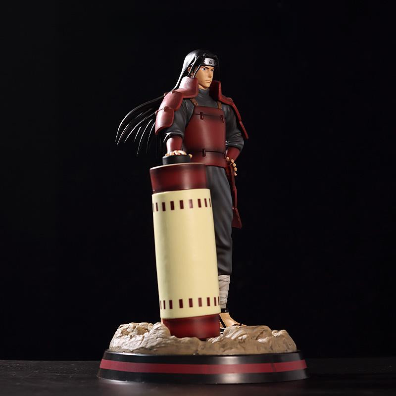 Figura de acción de Hashirama Senju - Edición de coleccionista de 28.5cm | Pose dinámica con base de rollos y efectos de chakra