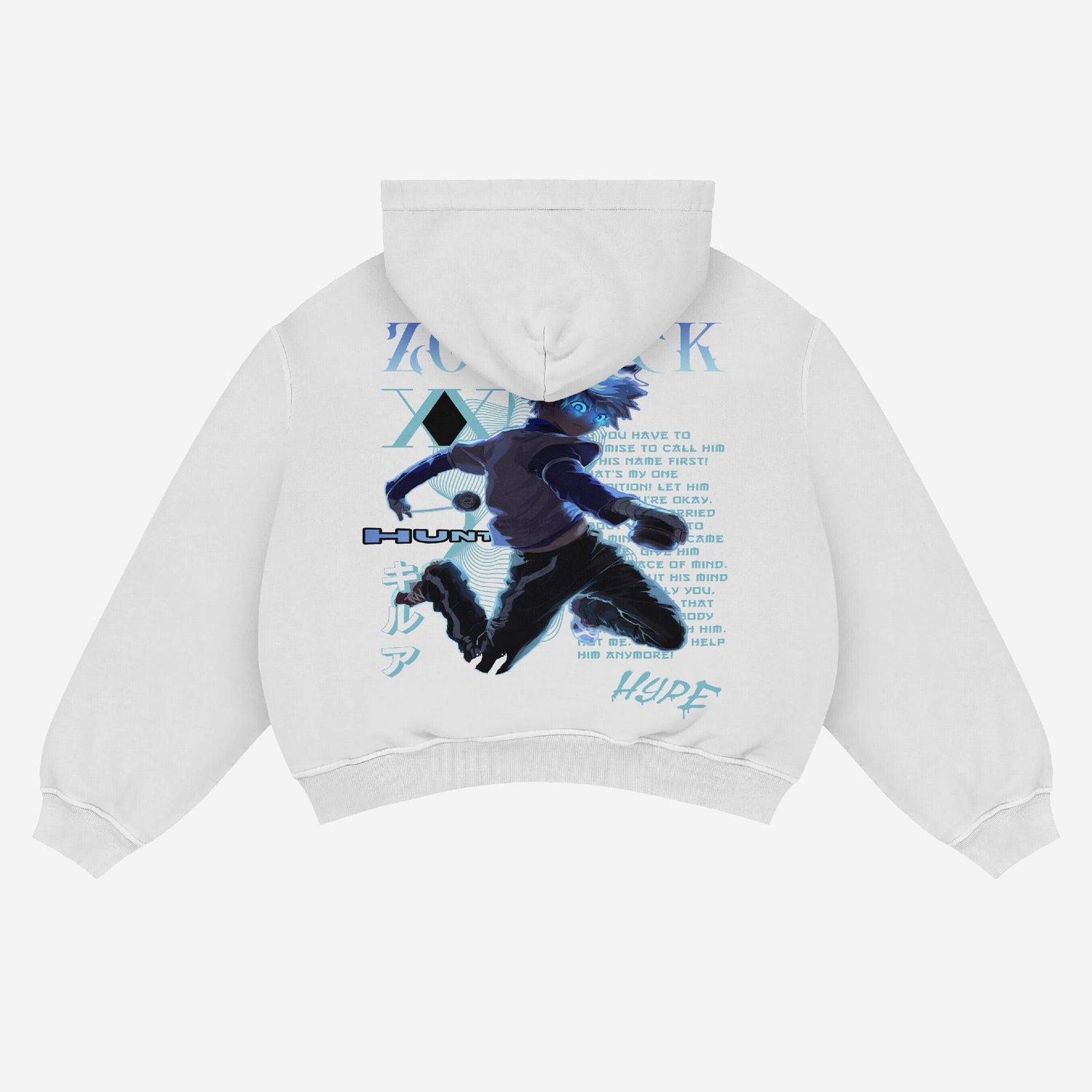 Exclusive Killua Zoldyck Lightning Anime Hoodie - High - Quality Hunter x Hunter Apparel - Seakoff