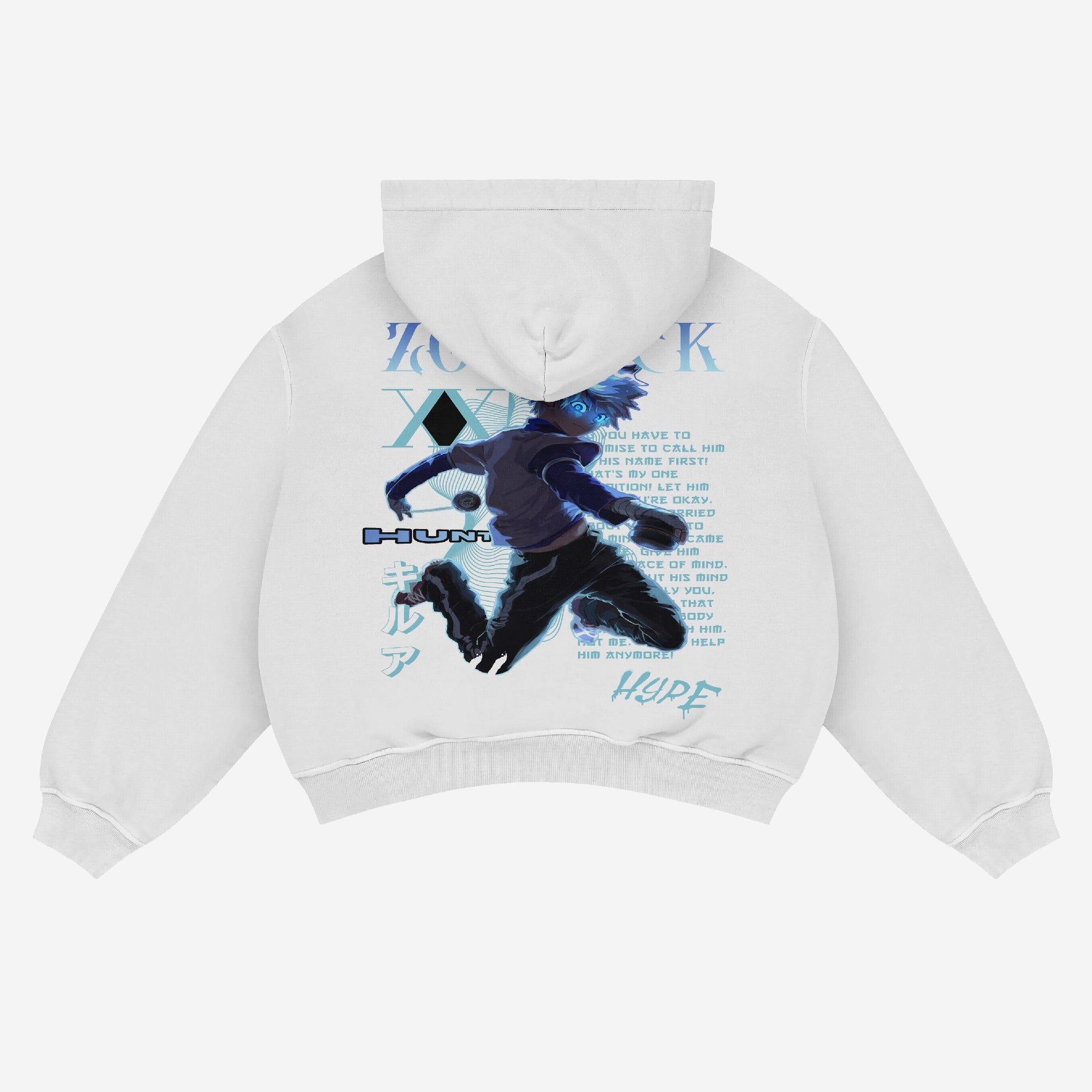 Exclusive Killua Zoldyck Lightning Anime Hoodie - High - Quality Hunter x Hunter Apparel - Seakoff