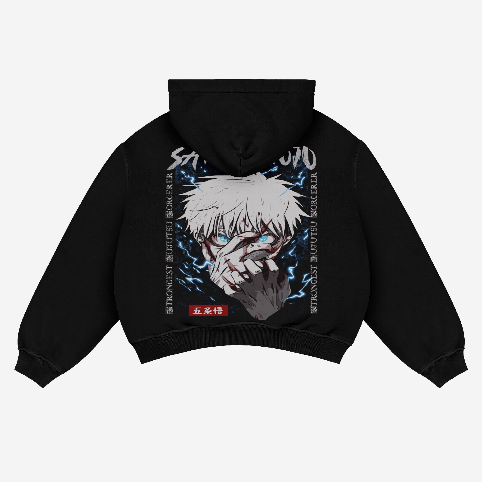 Exclusive Satoru Gojo Anime Hoodie - High - Quality Jujutsu Kaisen Apparel - Seakoff