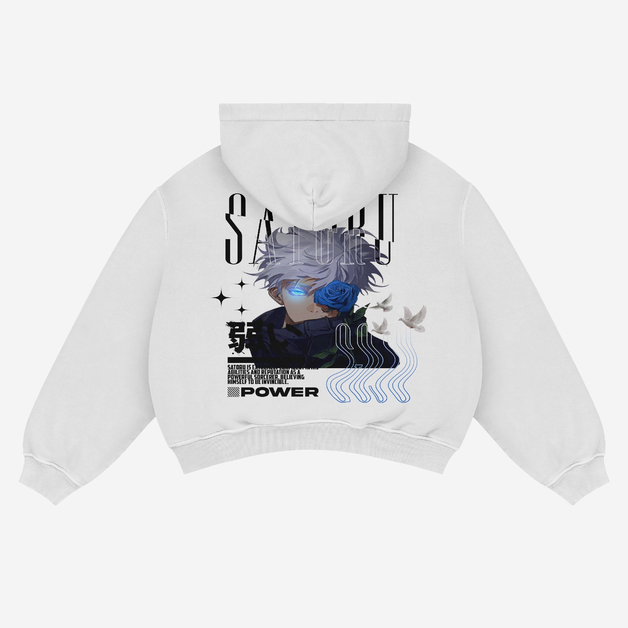 Exclusive Satoru Gojo Power Anime Hoodie - High - Quality Jujutsu Kaisen Apparel - Seakoff