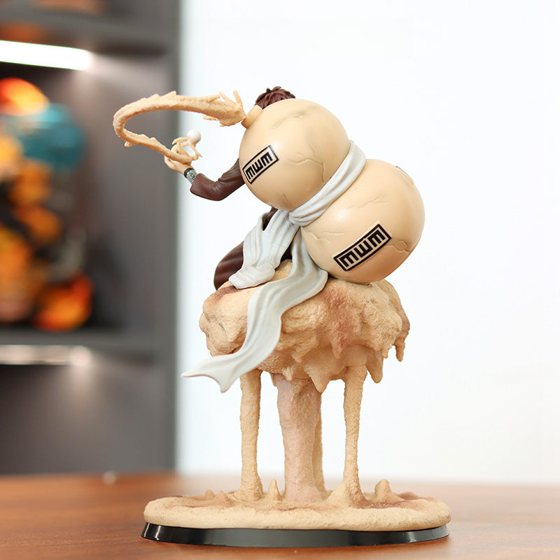 Gaara Action Figura - Edición de 27 cm Collector | Pose dinámica con calabaza de arena y base