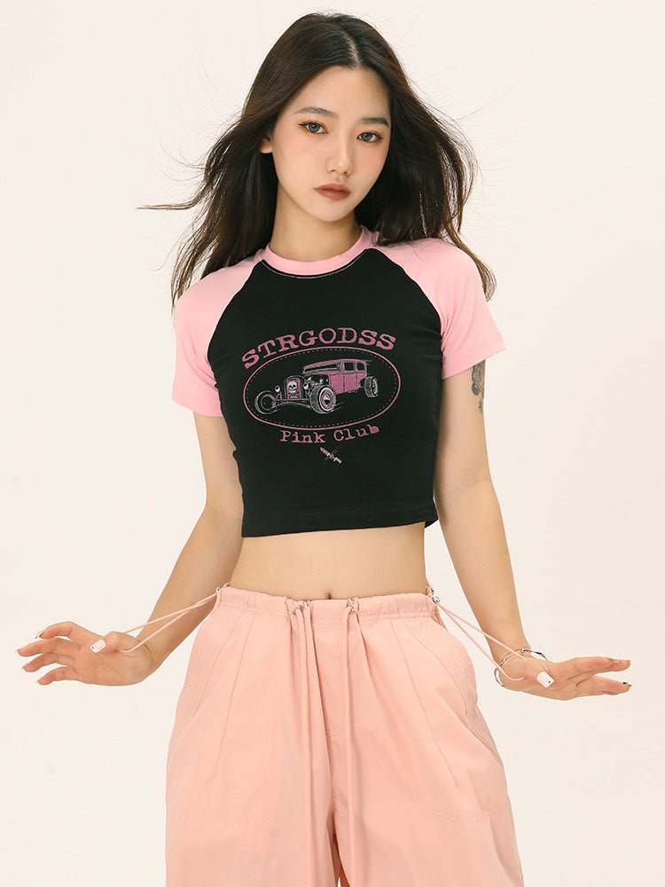 Graphic Crop Tee - Seakoff