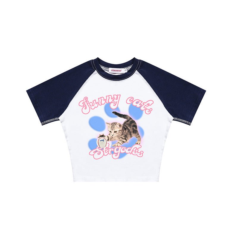 Graphic Crop Tee - Seakoff