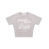 Graphic Crop Tee - Seakoff