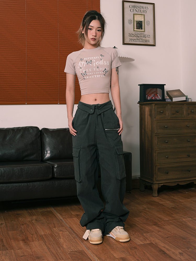Graphic Crop Tee - Seakoff