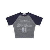 Graphic Crop Tee - Seakoff