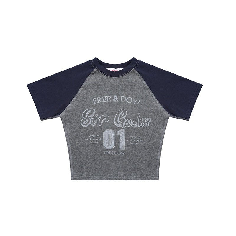 Graphic Crop Tee - Seakoff