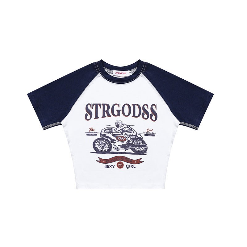 Graphic Crop Tee - Seakoff
