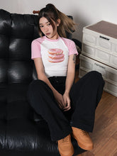 Graphic Crop Tee - Seakoff