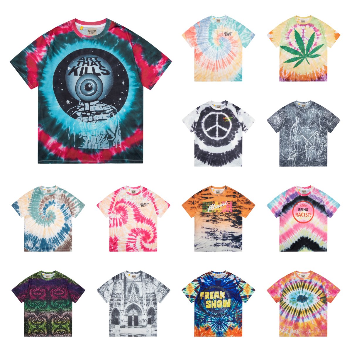 Graphic Tie Dye T - Shirts for Men and Women - Unique and Comfortable Casual Wear - Seakoff