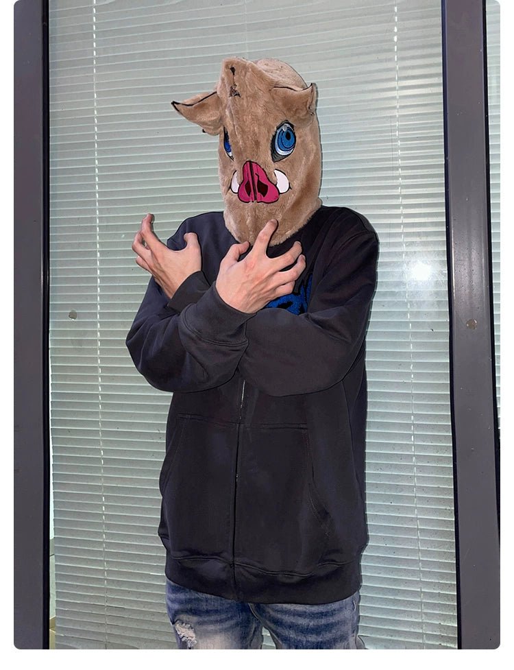 Hashibira Inosuke Full Zip Hoodie - Seakoff