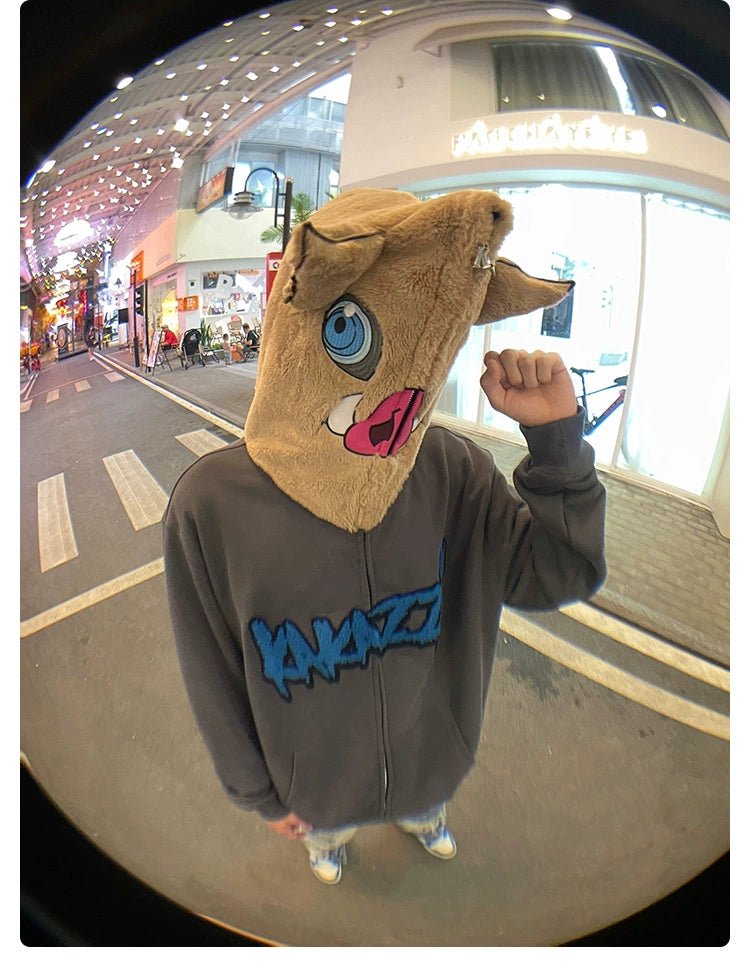 Hashibira Inosuke Full Zip Hoodie - Seakoff