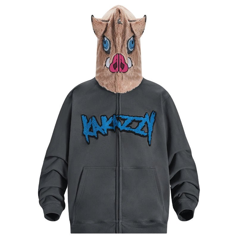 Hashibira Inosuke Full Zip Hoodie - Seakoff