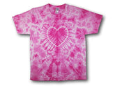 Heart Pattern Tie Dye T - Shirts for Men and Women - Vibrant and Comfortable Casual Wear - Seakoff