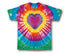 Heart Pattern Tie Dye T - Shirts for Men and Women - Vibrant and Comfortable Casual Wear - Seakoff