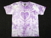 Heart Pattern Tie Dye T - Shirts for Men and Women - Vibrant and Comfortable Casual Wear - Seakoff