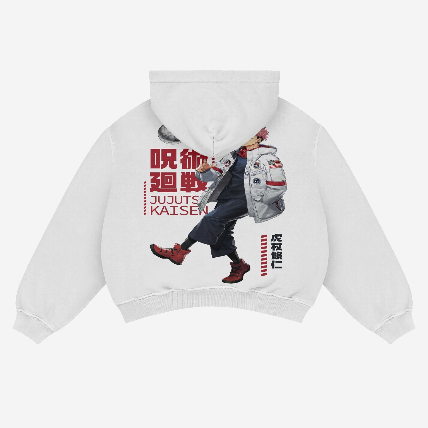 Jujutsu Kaisen NASA Hoodie - Itadori Yuji Anime Clothes Design - Seakoff