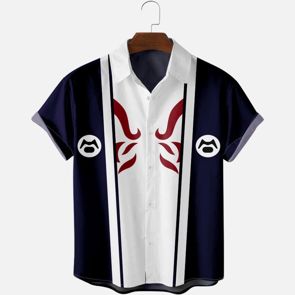 naruto anime button up shirt - Seakoff