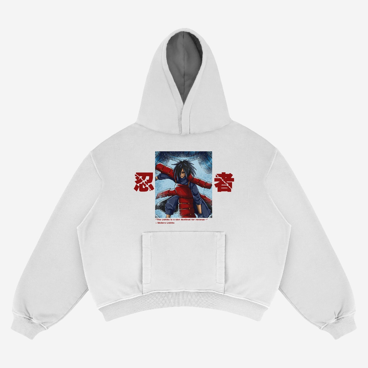 Naruto Madara Uchiha Susanoo Anime Hoodie - Unleash the Power of the Uchiha Clan - Seakoff
