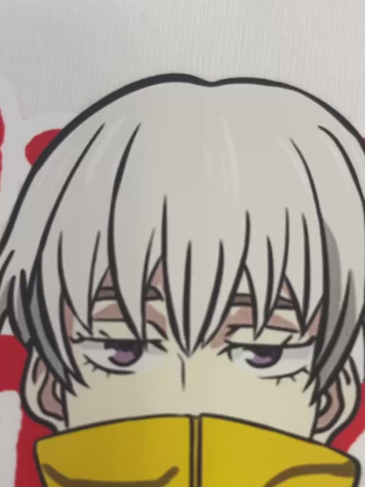 涼爽的Toge Inumaki Jujutsu Kaisen T卹 - 時尚的動漫服裝