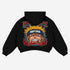 The Naruto Intense Mode Anime Hoodie by Naruto features a striking illustration of Naruto Uzumaki with spiky yellow hair and headband, capturing his fierce expression beneath the bold "Naruto" print. Designed for premium comfort, it&
